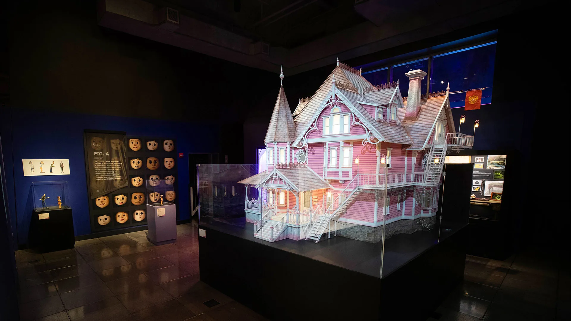 A 3D model of the Pink Palace from Coraline