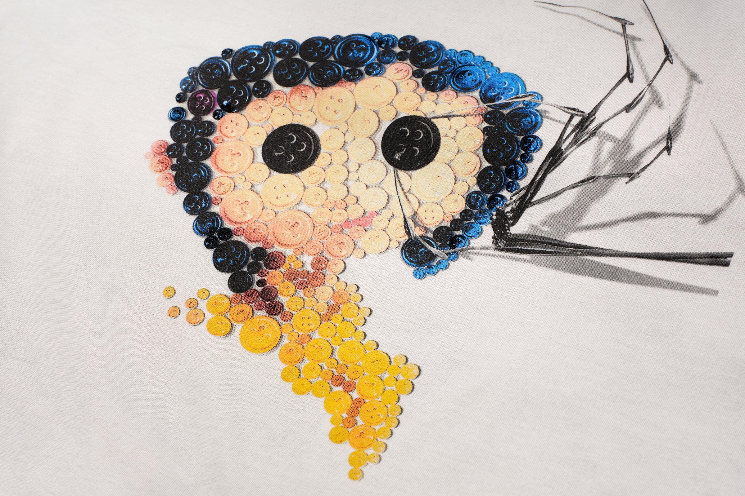 Coraline Button Art Anniversary Tee