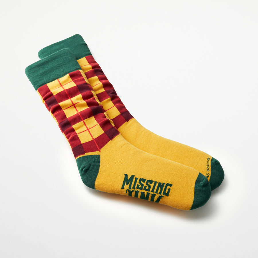 Missing Link Plaid Socks Image