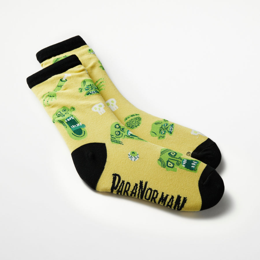 ParaNorman Glow-in-the-Dark Zombie Socks Image