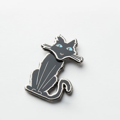 Coraline Cat Enamel Pin