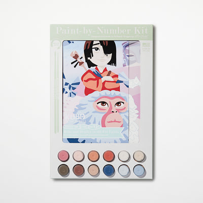 Kubo Winter Scene Paint-by-Number Kit